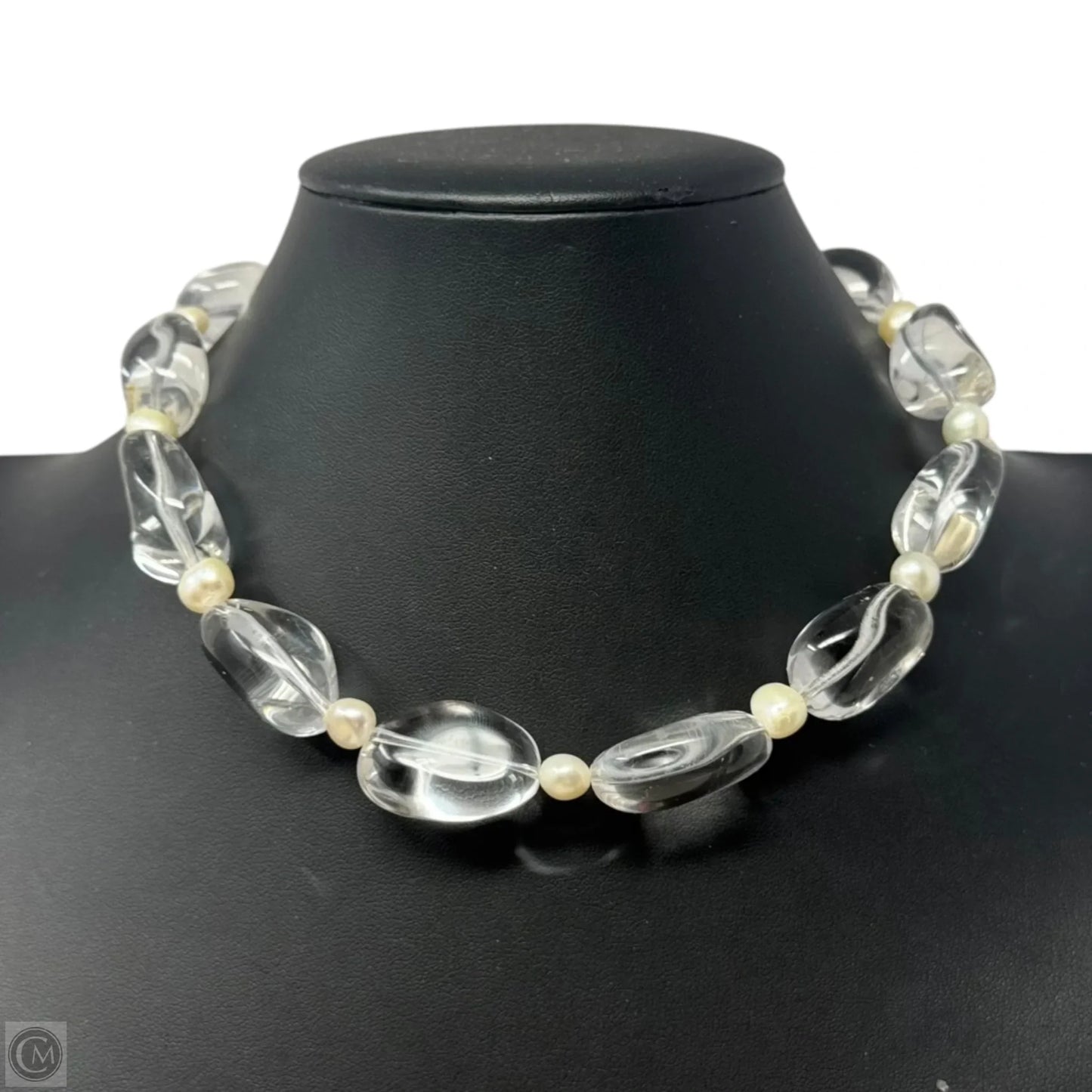 Glass & Pearl Beaded Necklace