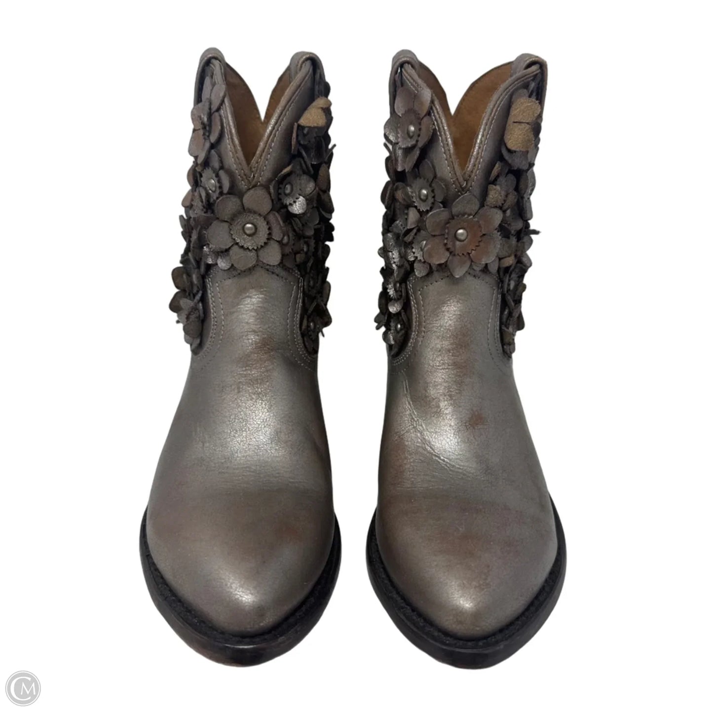 Billy Flower Booties By Frye In Bronze, Size: 9