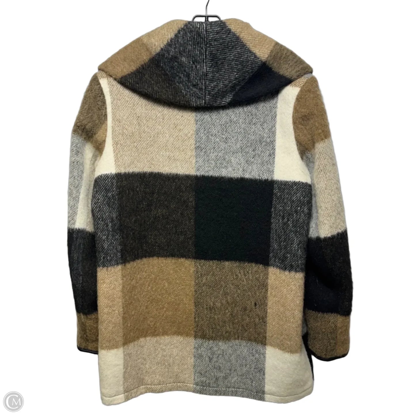 Coat By North Style In Checkered Pattern, Size: M