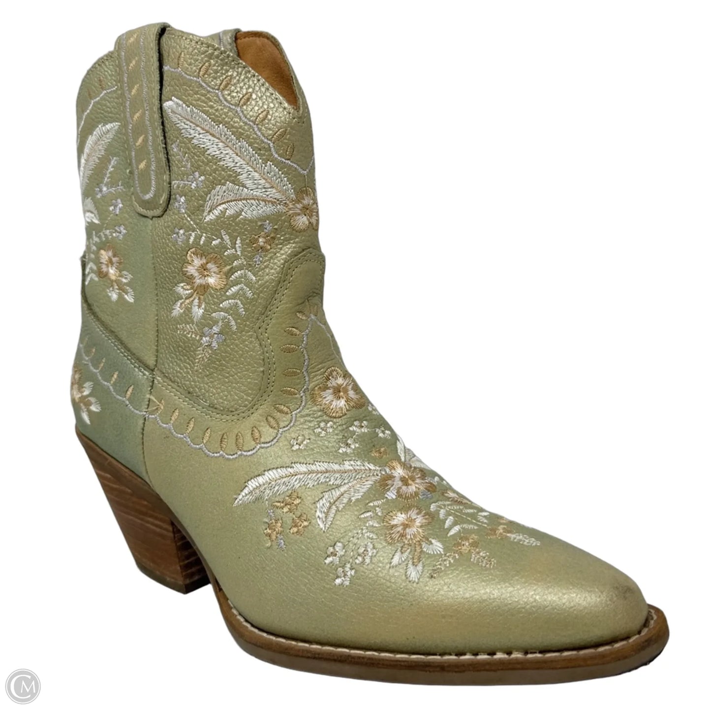Primrose Cowgirl Boots By Dingo In Green, Size: 9.5