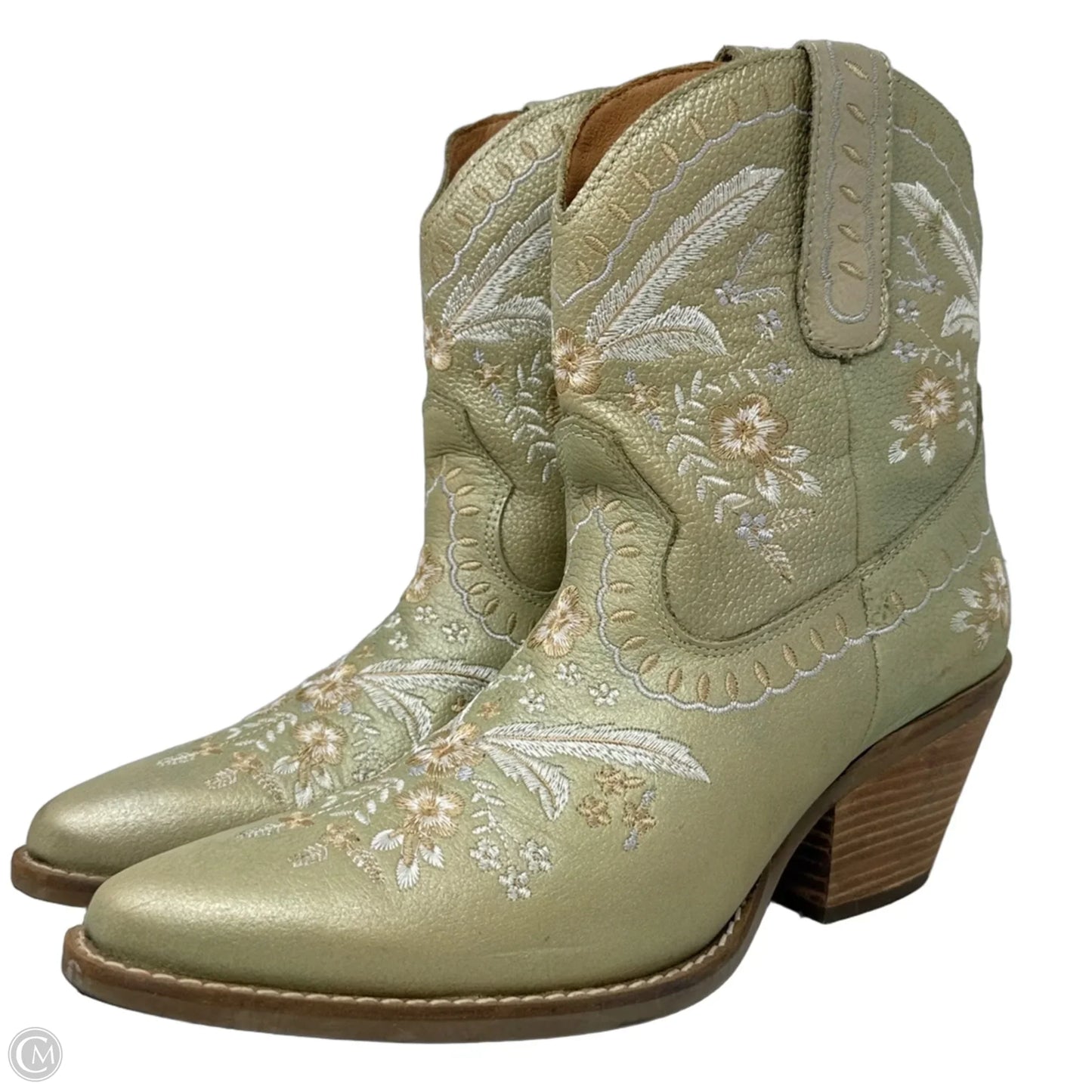 Primrose Cowgirl Boots By Dingo In Green, Size: 9.5