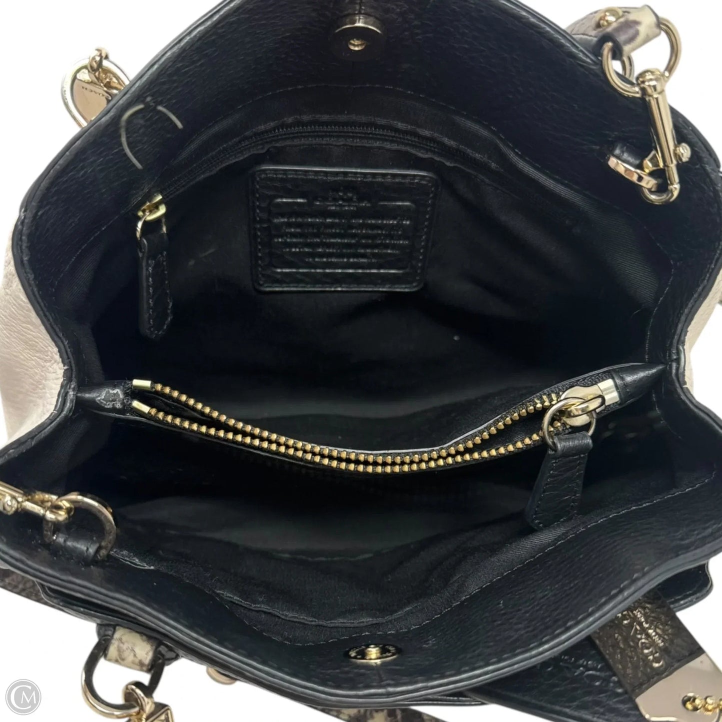 Minetta Handbag Designer By Coach, Size: Large