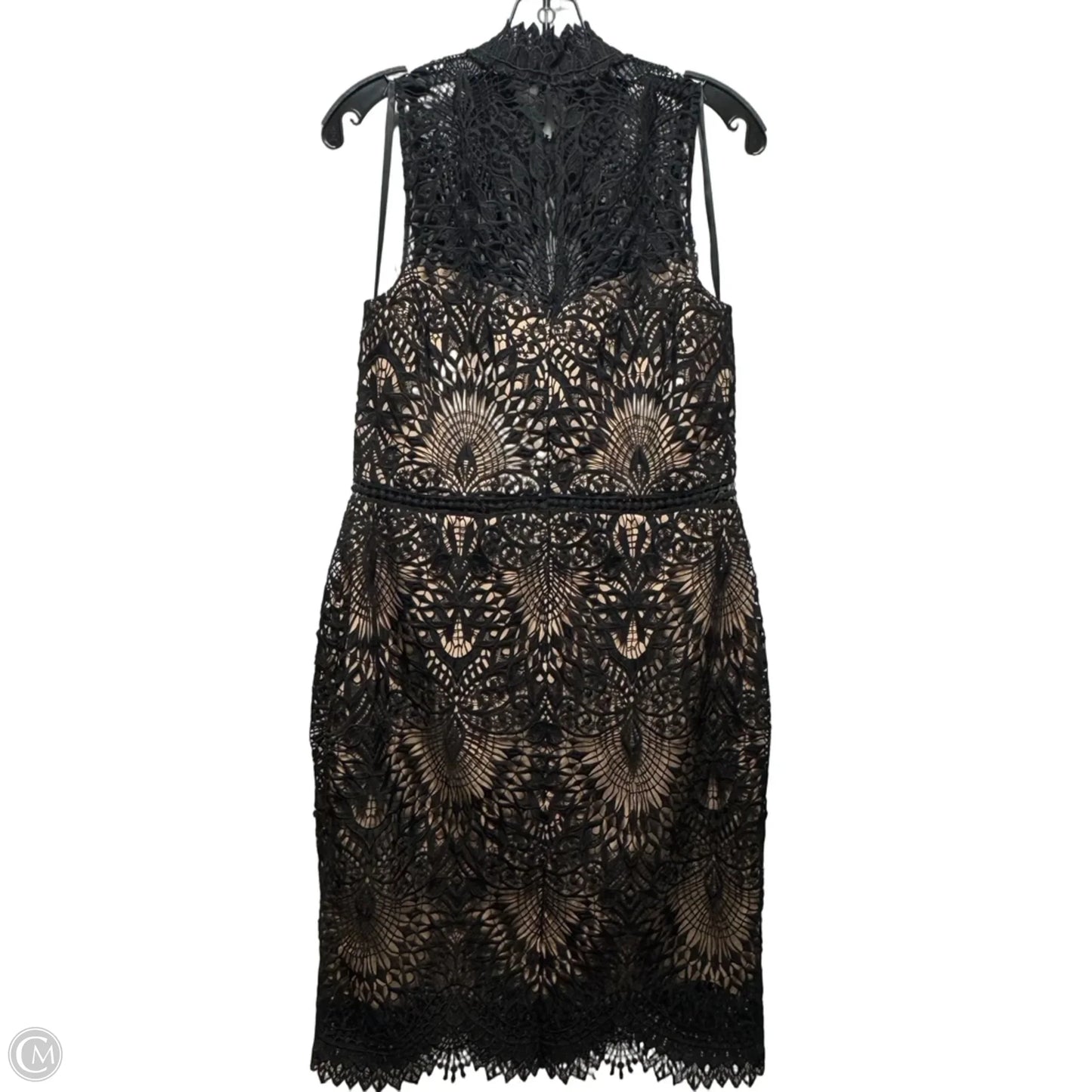 Burke Lace Illusion Cocktail Dress By BHLDN X Anthropologie In Black, Size: 14