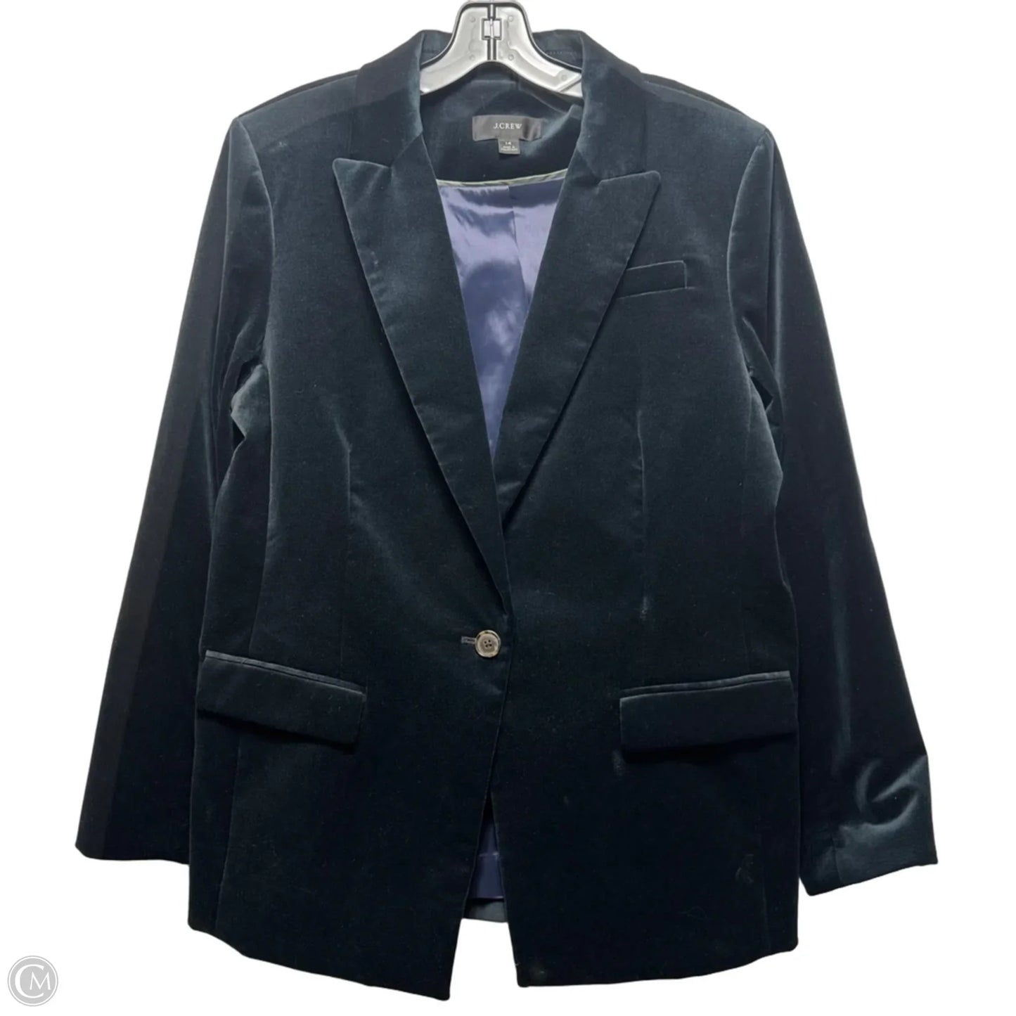Blazer By J. Crew In Teal, Size: 14