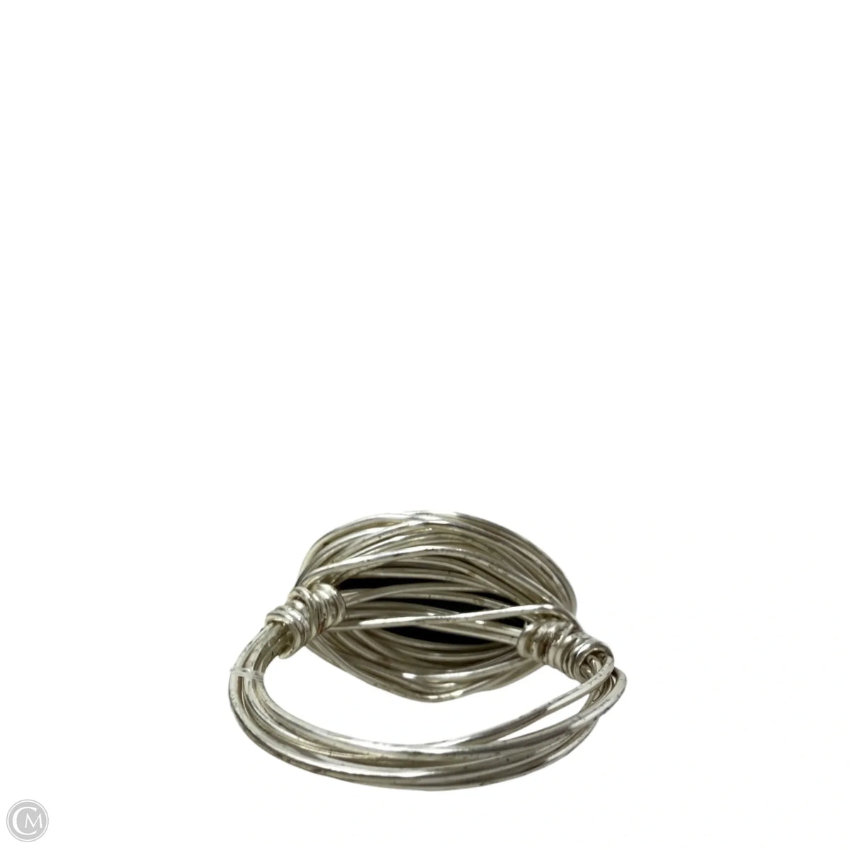 Wire Wrapped African Turquoise Jasper Statement Ring, Size: 7