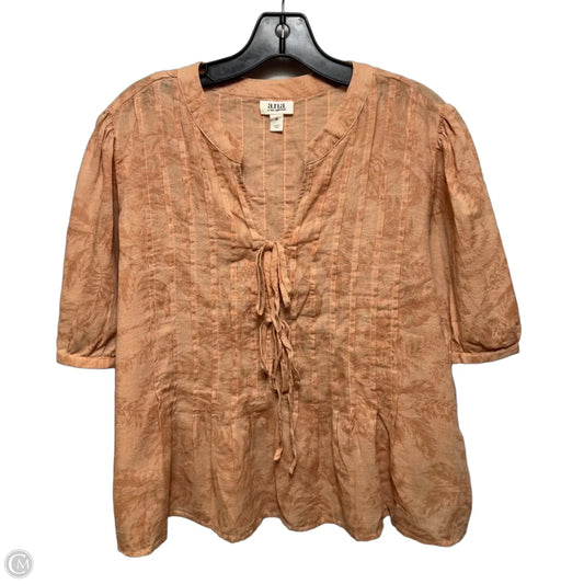 Tallulah Top Short Sleeve By Ana In Orange, Size: Xl