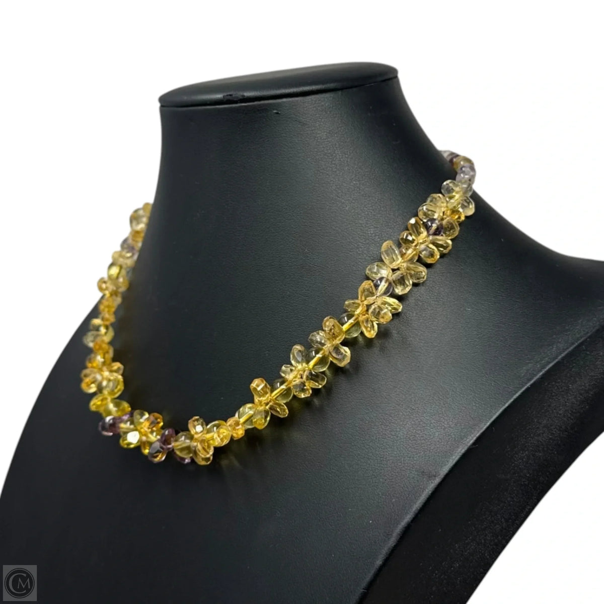 Faceted Citrine & Amethyst Necklace