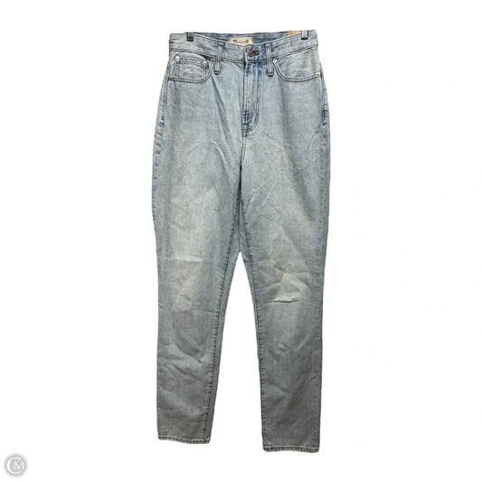 Jeans Straight By Madewell In Blue, Size: 0