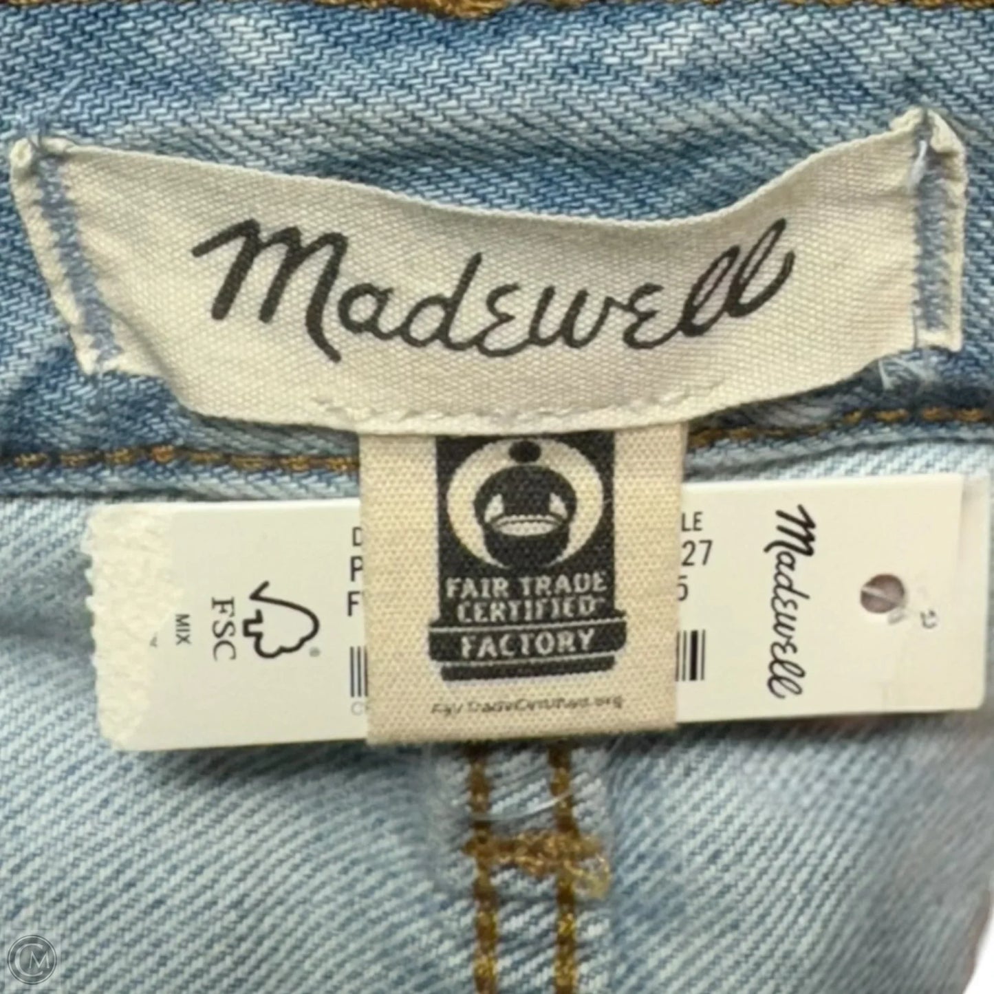 Jeans Straight By Madewell In Blue, Size: 0