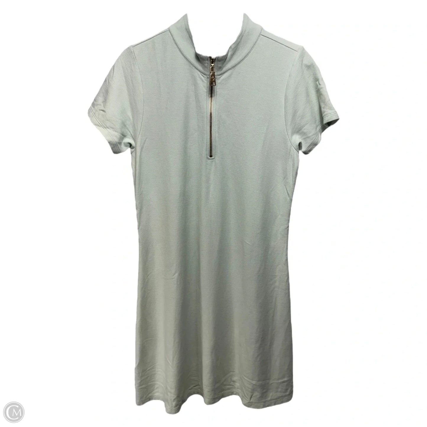 Short Sleeve Serena Pique Dress By Spartina In Sky Teal, Size: M