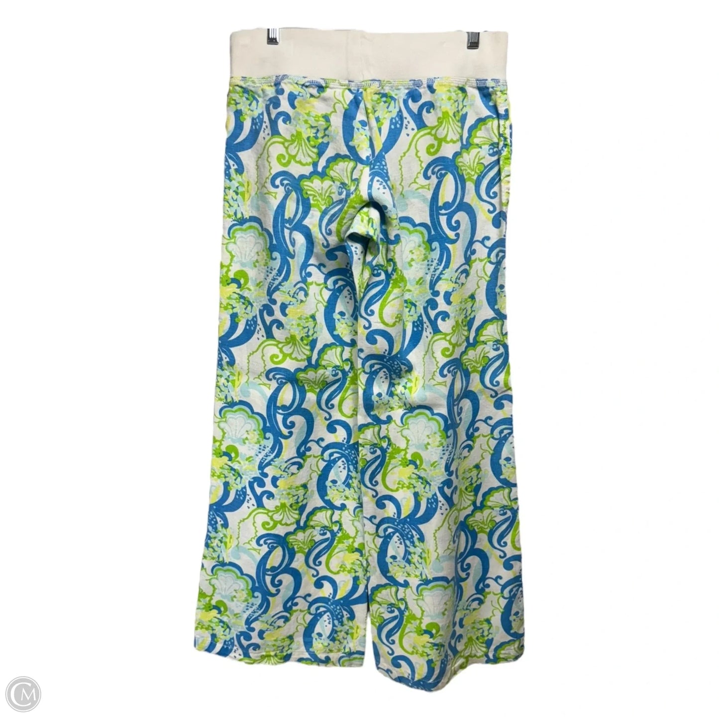 The Beach Pant Designer By Lilly Pulitzer In Resort White Crystal Coast, Size: S