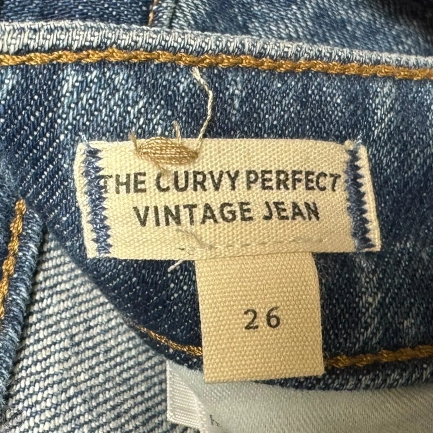 The Curvy Perfect Vintage Jeans By Madewell In Blue Denim, Size: 26