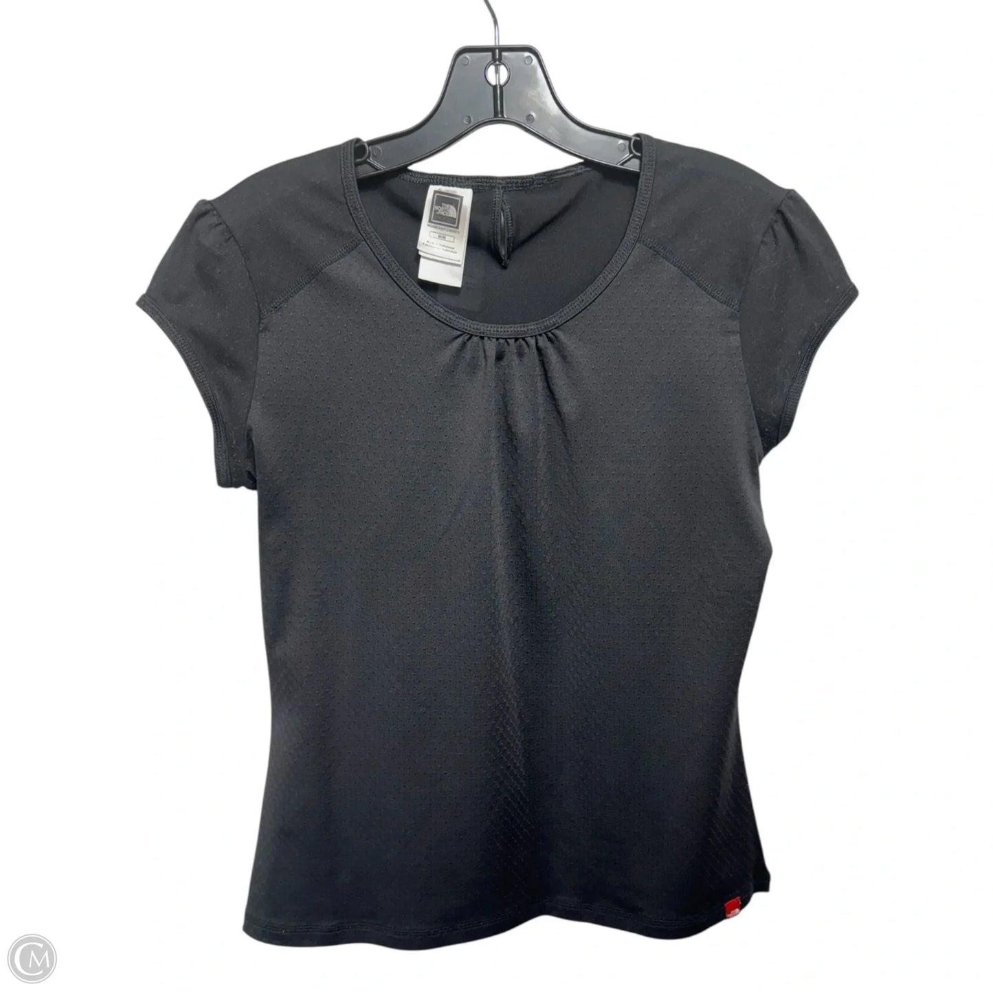 Athletic Top Short Sleeve By The North Face In Black, Size: M