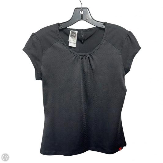 Athletic Top Short Sleeve By The North Face In Black, Size: M