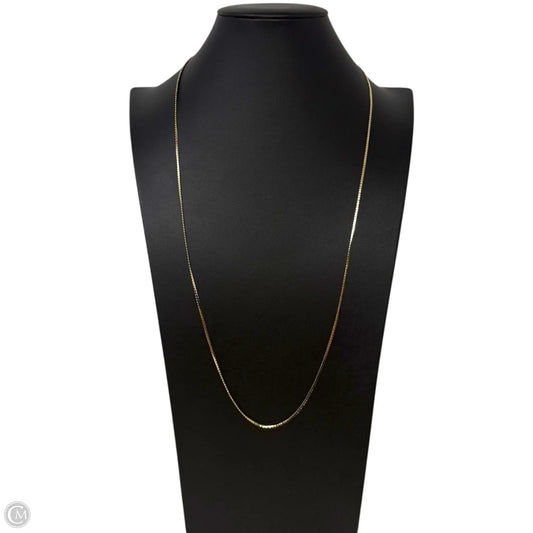 Gold Tone Chain Necklace By Monet