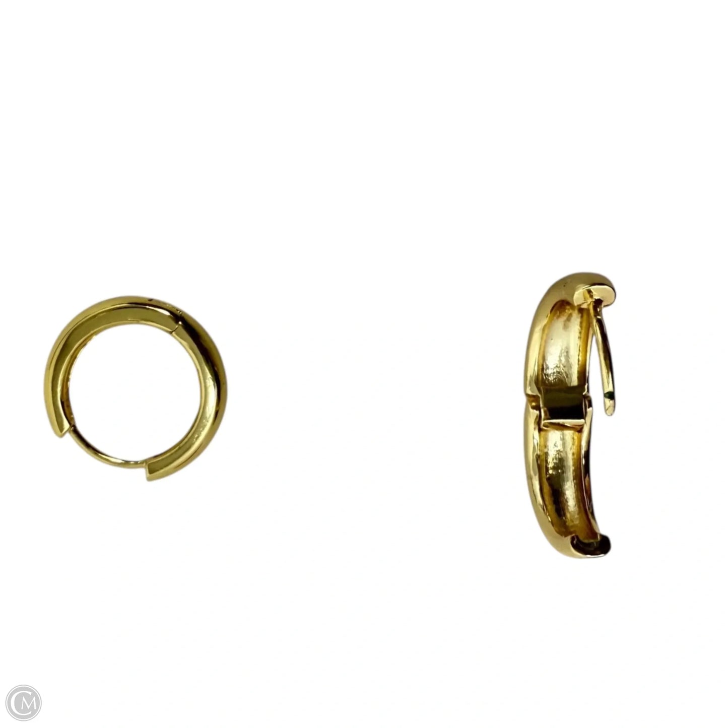 Gold Tone Small Hoop Earrings
