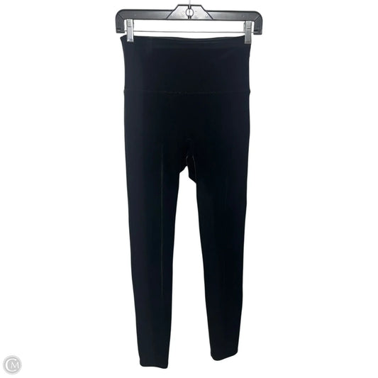 Velvet Pants Leggings By Spanx In Black, Size: M