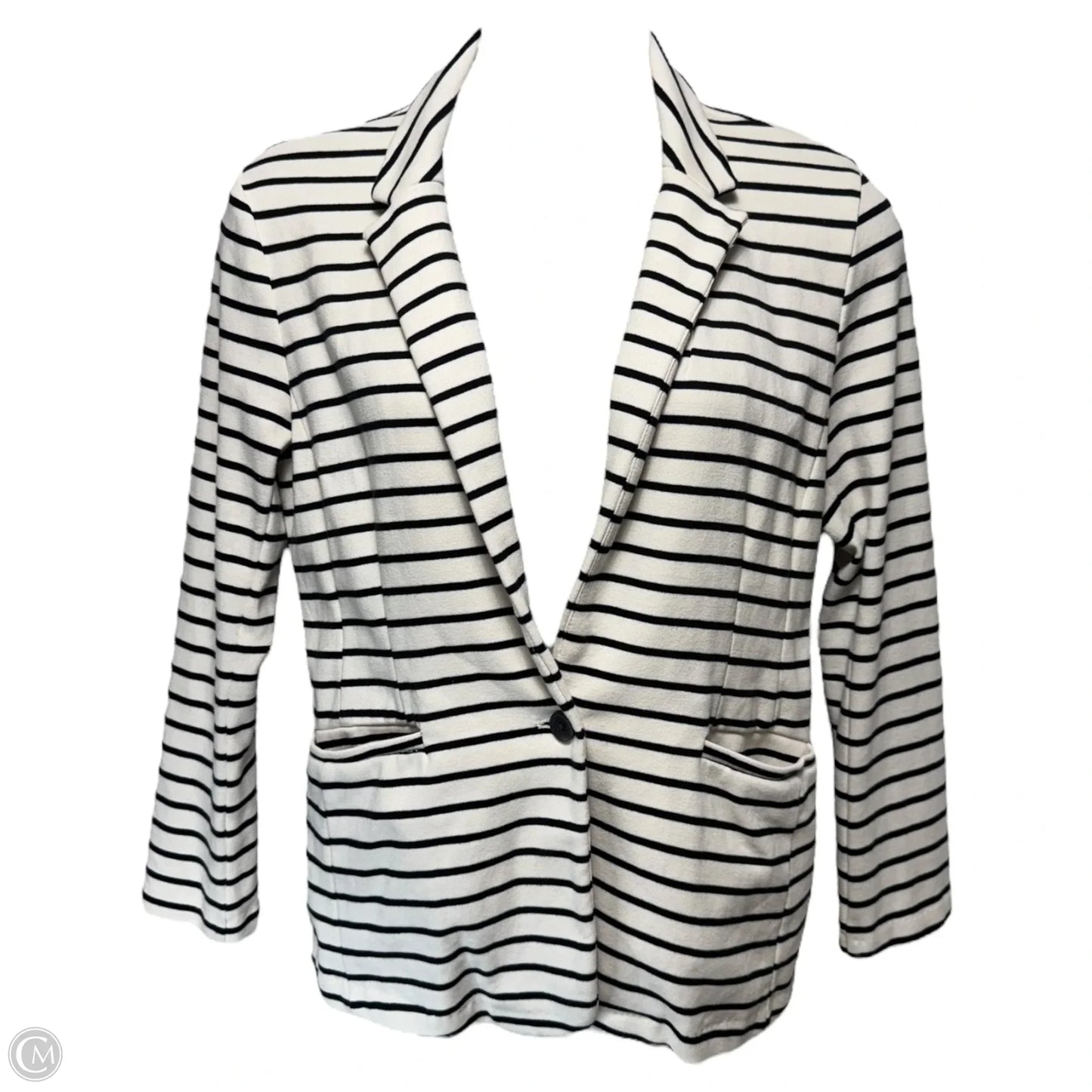 Blazer By Old Navy In Striped Pattern, Size: L