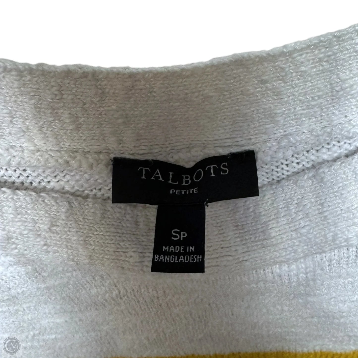 Sweater By Talbots In Striped Pattern, Size: Sp