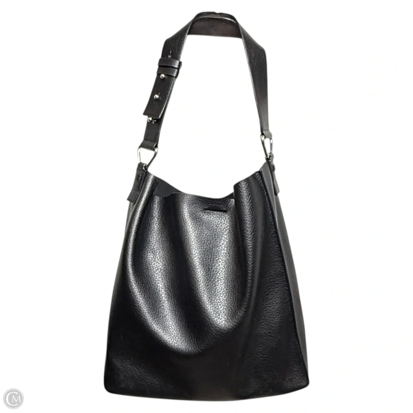 Captain N/S Leather Shoulder Bag with Pouch Designer By All Saints, Size: Large