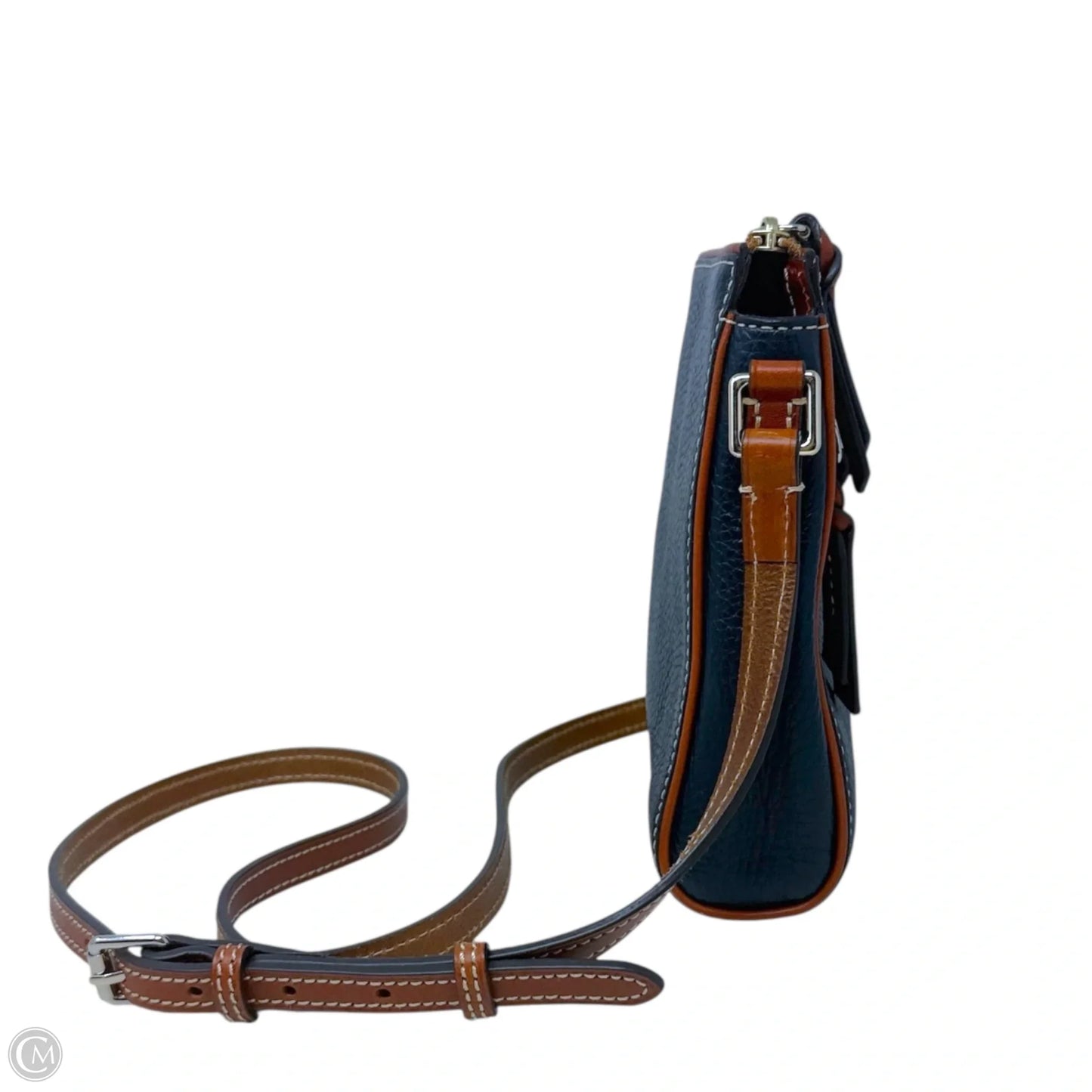 Pebble Grain Small Zip Crossbody Designer By Dooney And Bourke, Size: Small