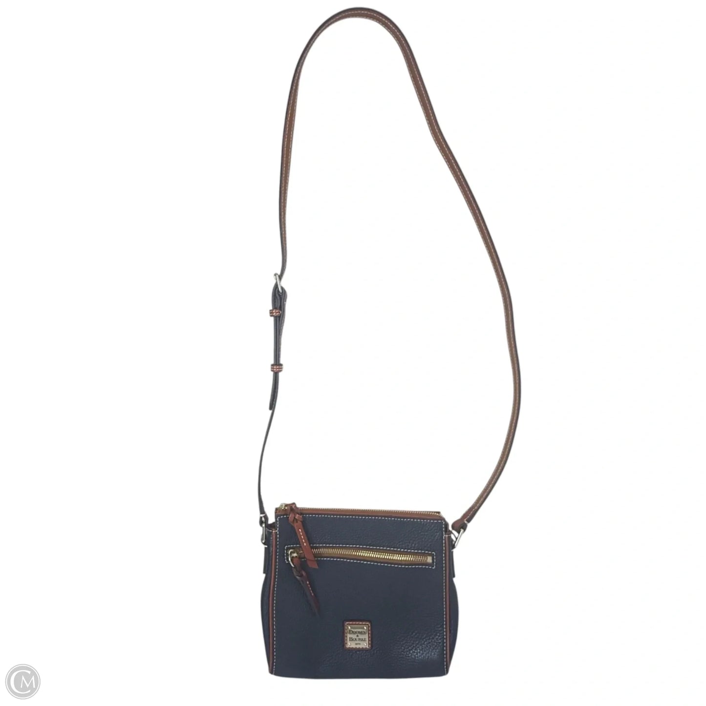 Pebble Grain Small Zip Crossbody Designer By Dooney And Bourke, Size: Small
