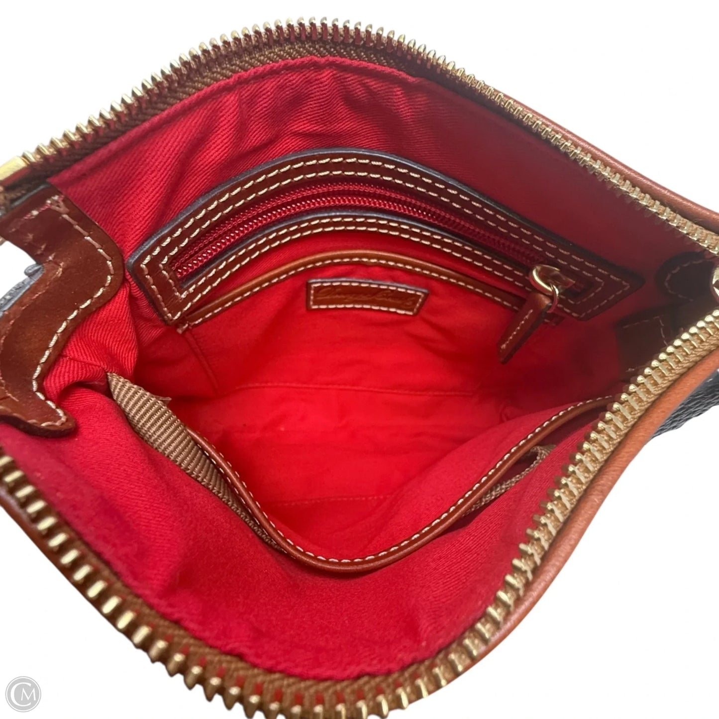 Pebble Grain Small Zip Crossbody Designer By Dooney And Bourke, Size: Small