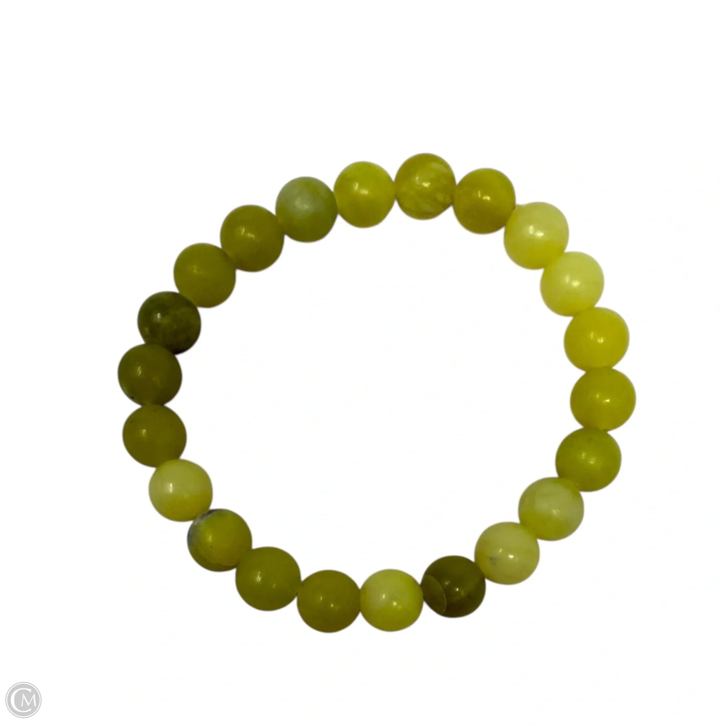 Lemon Jade Beaded Stretch Bracelet