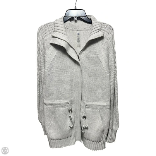 Sweater Cardigan By Lou And Grey In Grey, Size: S
