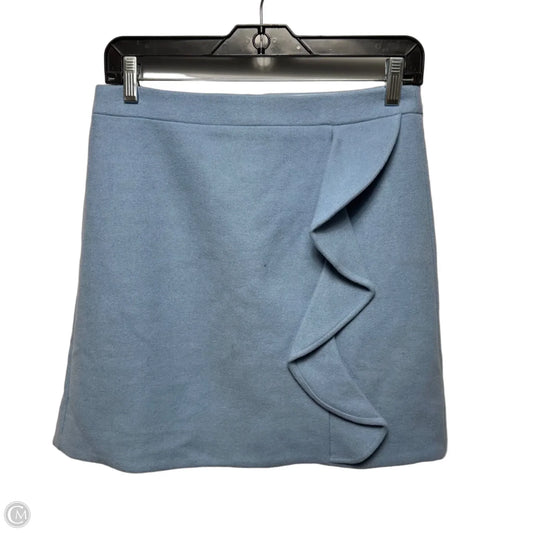 Ruffle Skirt Mini & Short By J. Crew In Blue, Size: 2