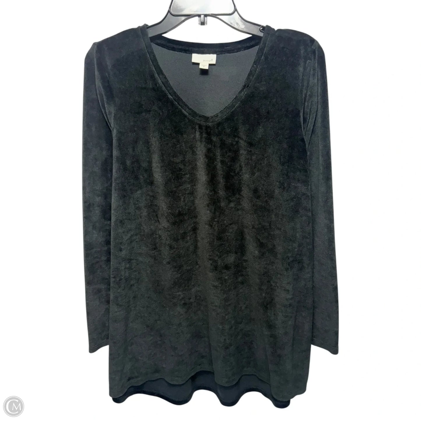Top Long Sleeve By Pure Jill In Black, Size: M