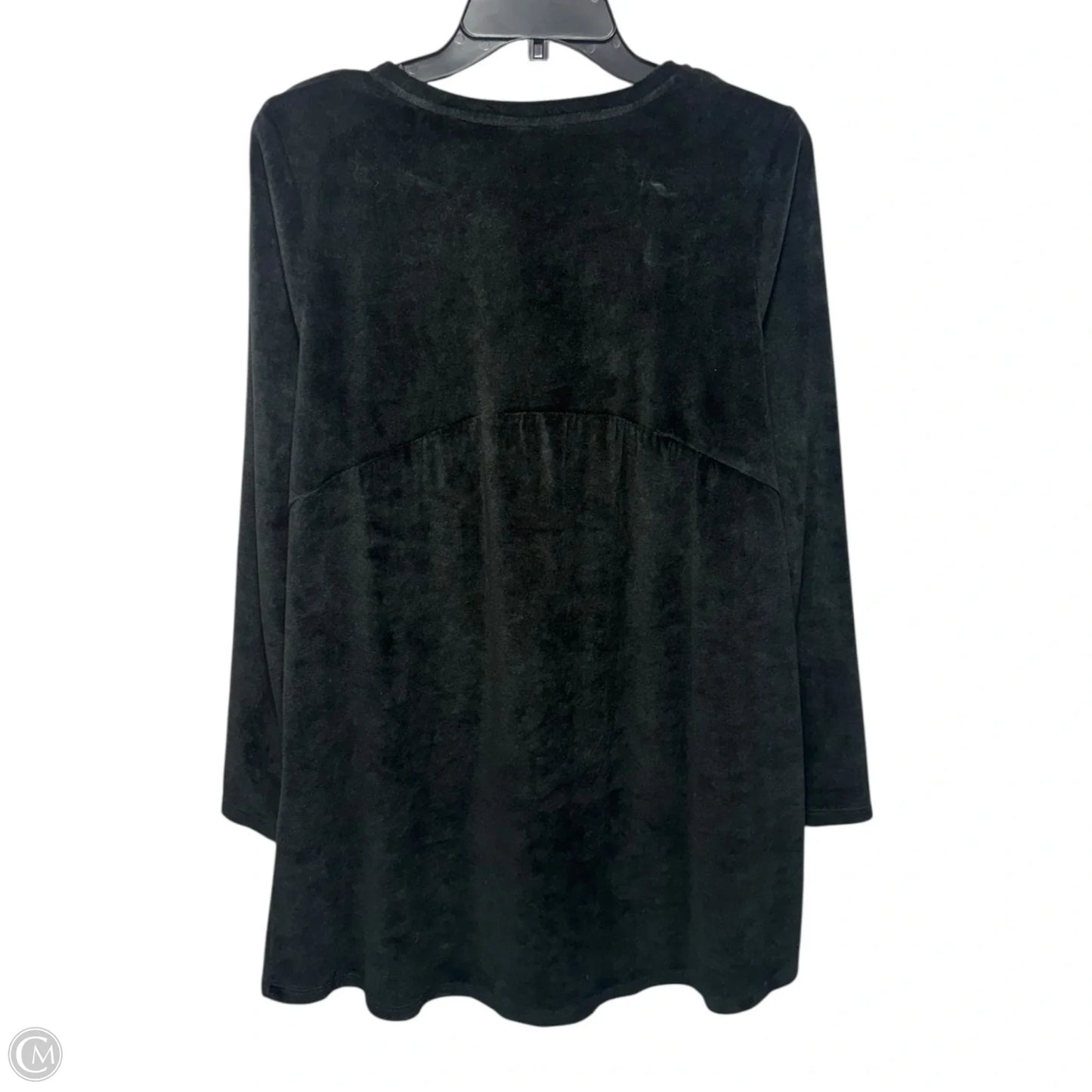Top Long Sleeve By Pure Jill In Black, Size: M