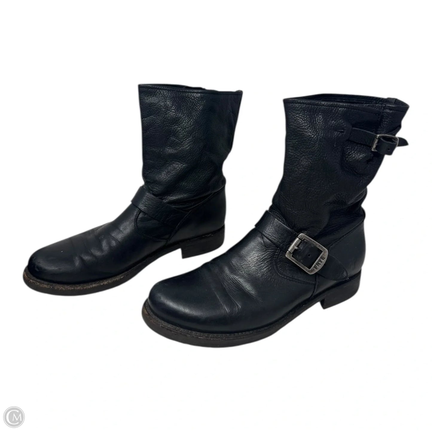 Boots Designer By Frye In Black, Size: 8