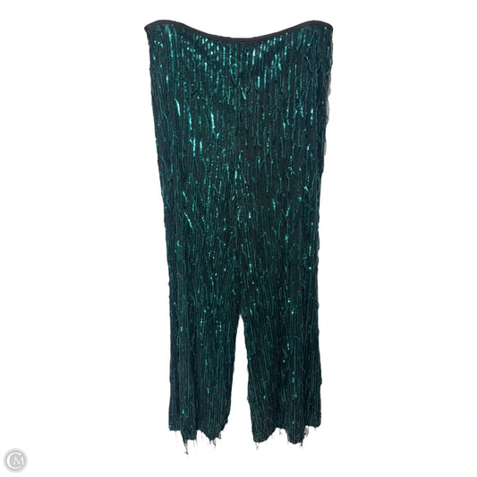Sequin Fringe Pants By Maeve In Green, Size: 12