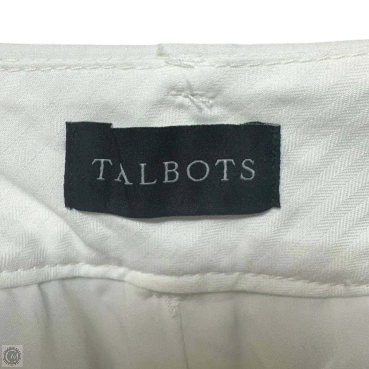 Hampshire Ankle Pant By Talbots In White, Size: 10