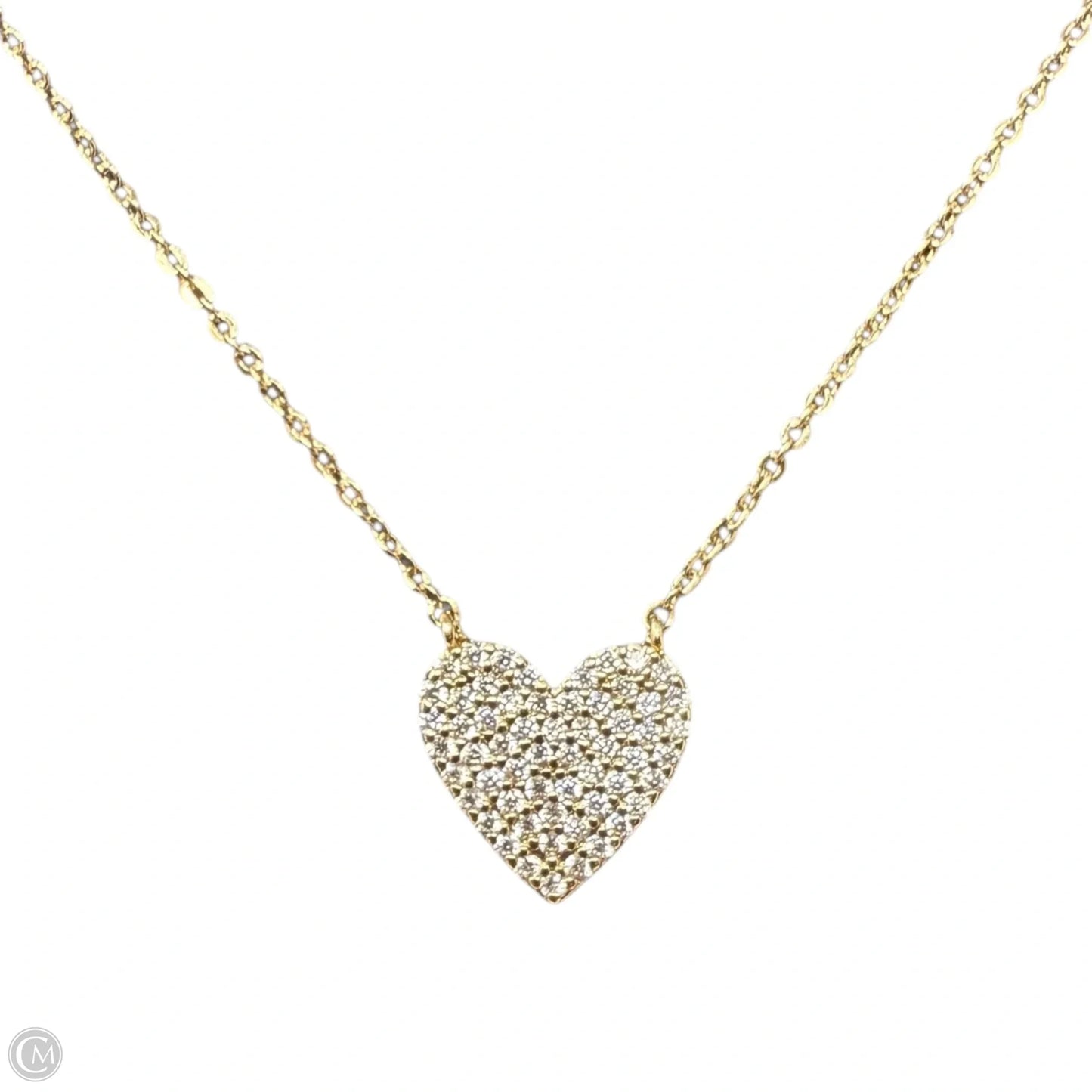 Demi Fine Sparkle Heart Necklace By Loft