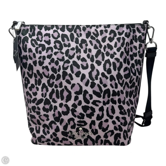 Chelsea Leopard Duffle Handbag Designer By Kate Spade, Size: Medium