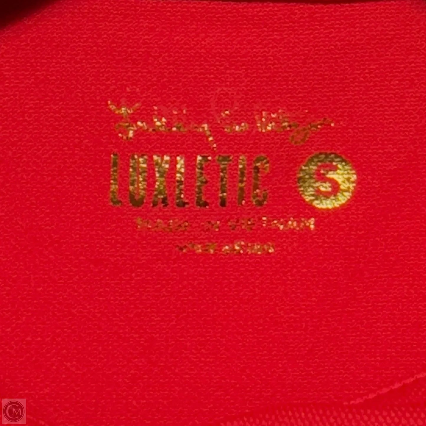 Freda Puff Sleeve Polo Designer By Lilly Pulitzer In Ruby Red, Size: S