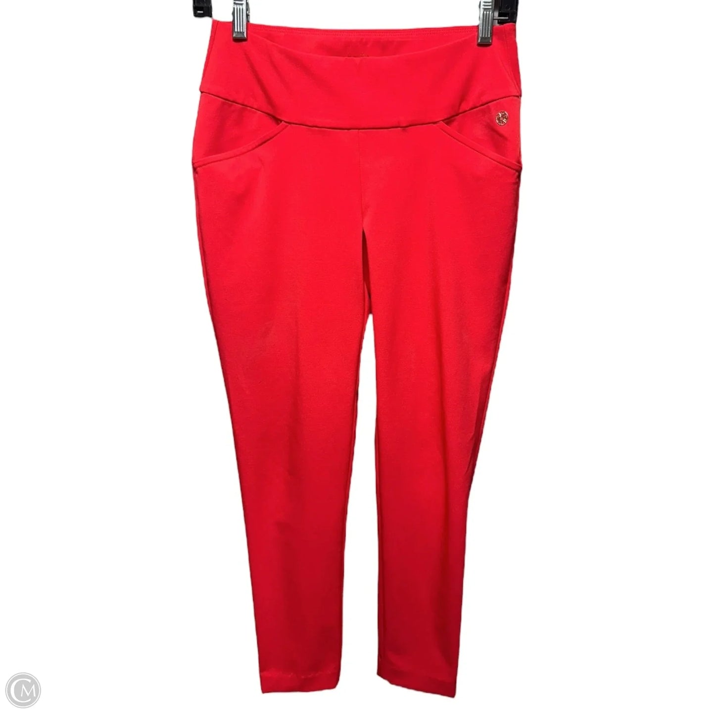 UPF 50+ Luxletic Corso Pants Designer By Lilly Pulitzer In Coral, Size: 0