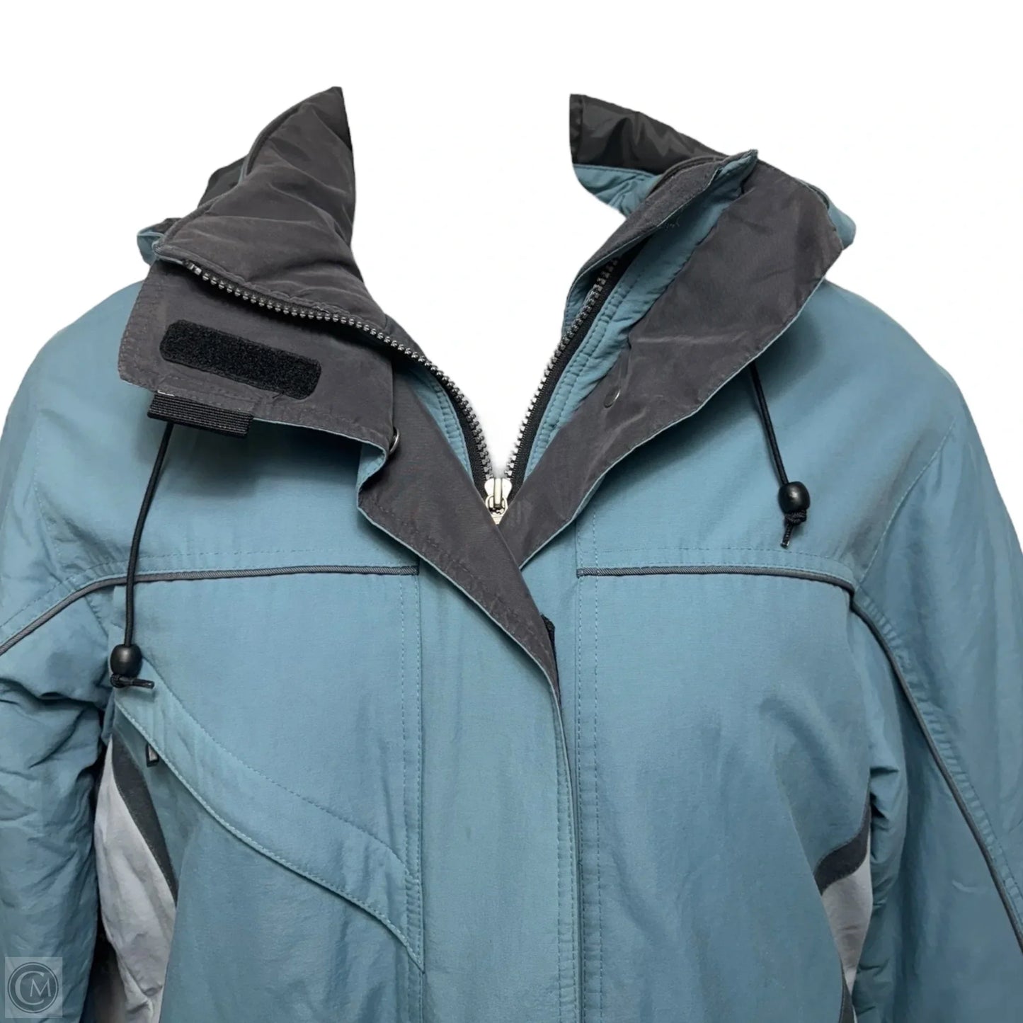 Coat Puffer & Quilted By Pacific Trail In Blue, Size: M