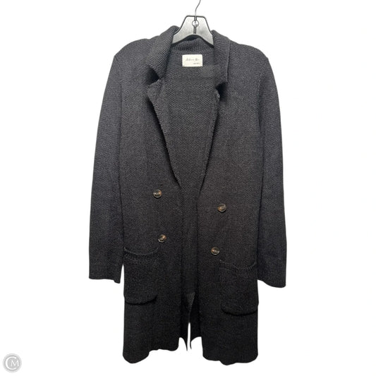 Sweater Cardigan By Actice USA In Black, Size: L