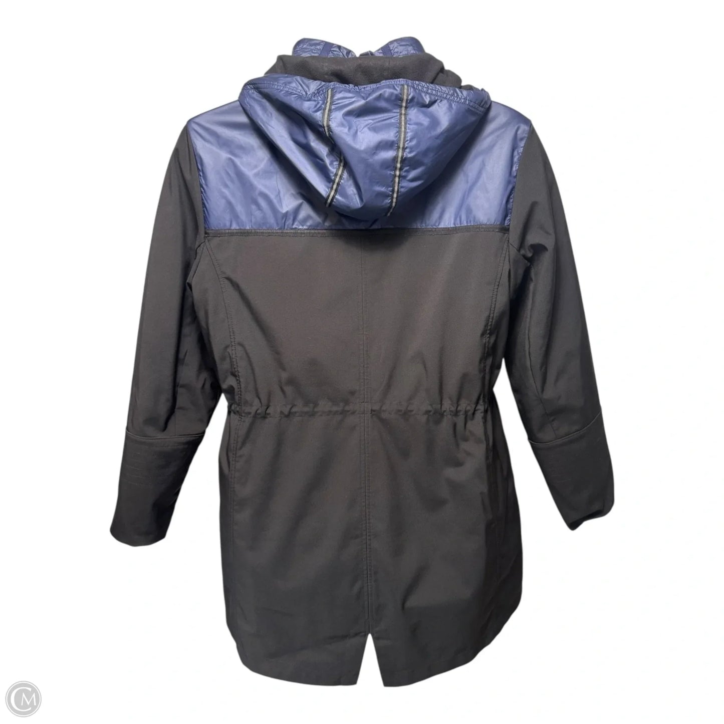 Pinnacle 3-in-1 Jacket By Athleta In Black & Blue, Size: XL