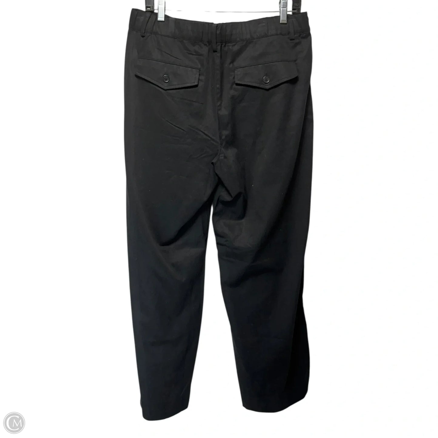 Wide Leg Pants Chinos & Khakis By Banana Republic In Black, Size: M