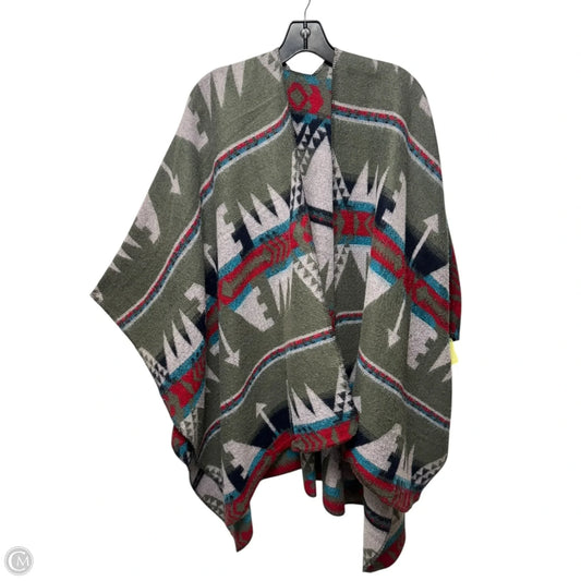 Poncho Unbranded In Multi-colored, Size: Osfm