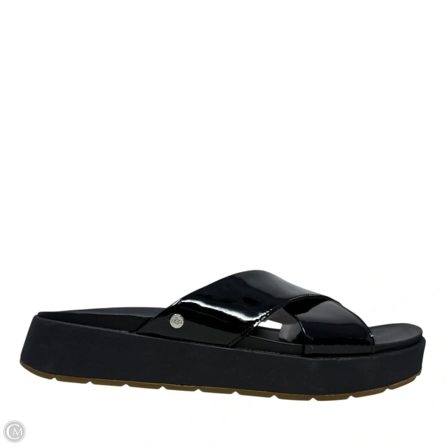 Emily Crisscross Sandals Designer By Ugg In Black, Size: 9