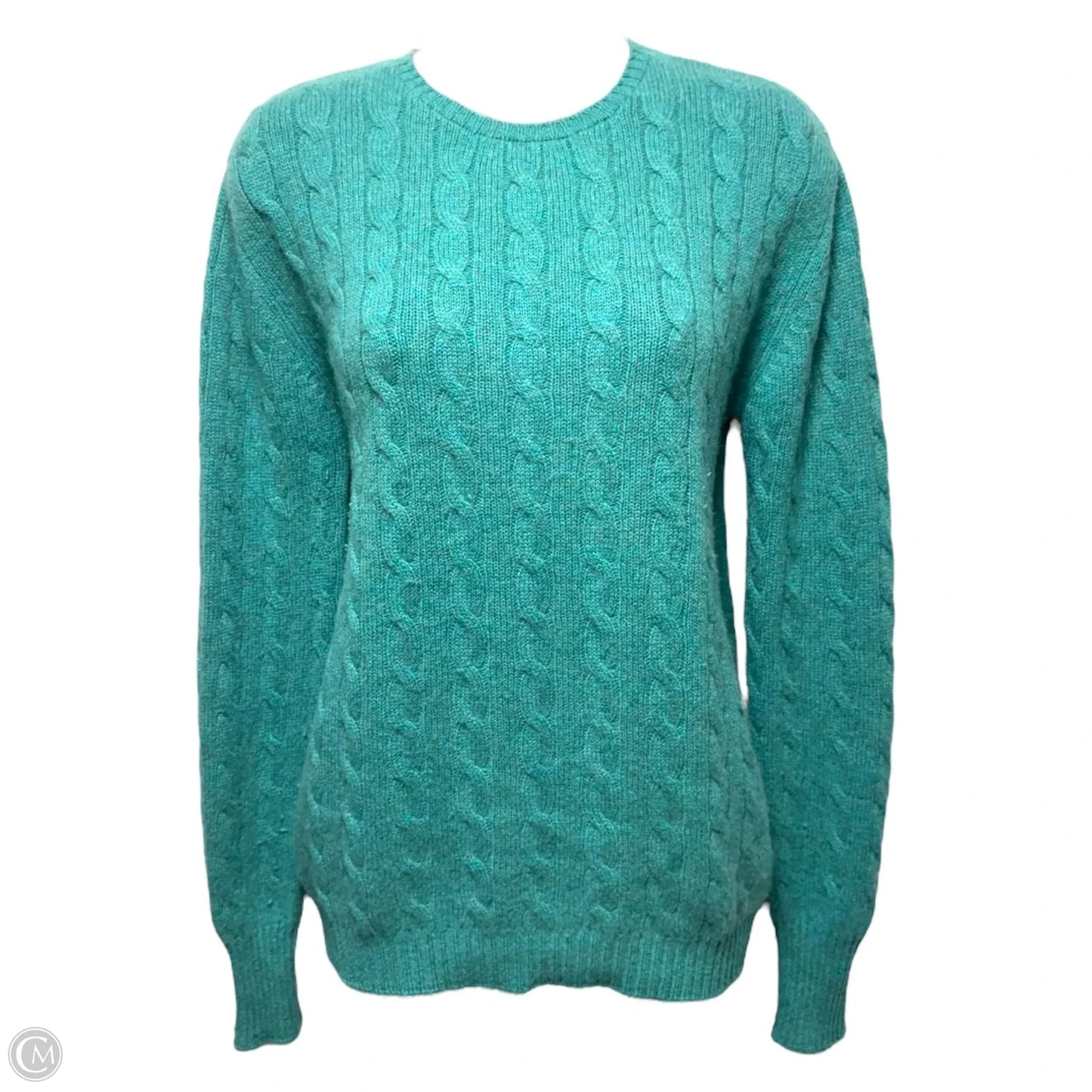 Sweater Cashmere By Mcculley's In Green, Size: M