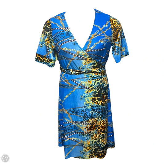 Julian Silk Jersey Wrap Dress Designer By Diane Von Furstenberg In Multi-colored, Size: 8