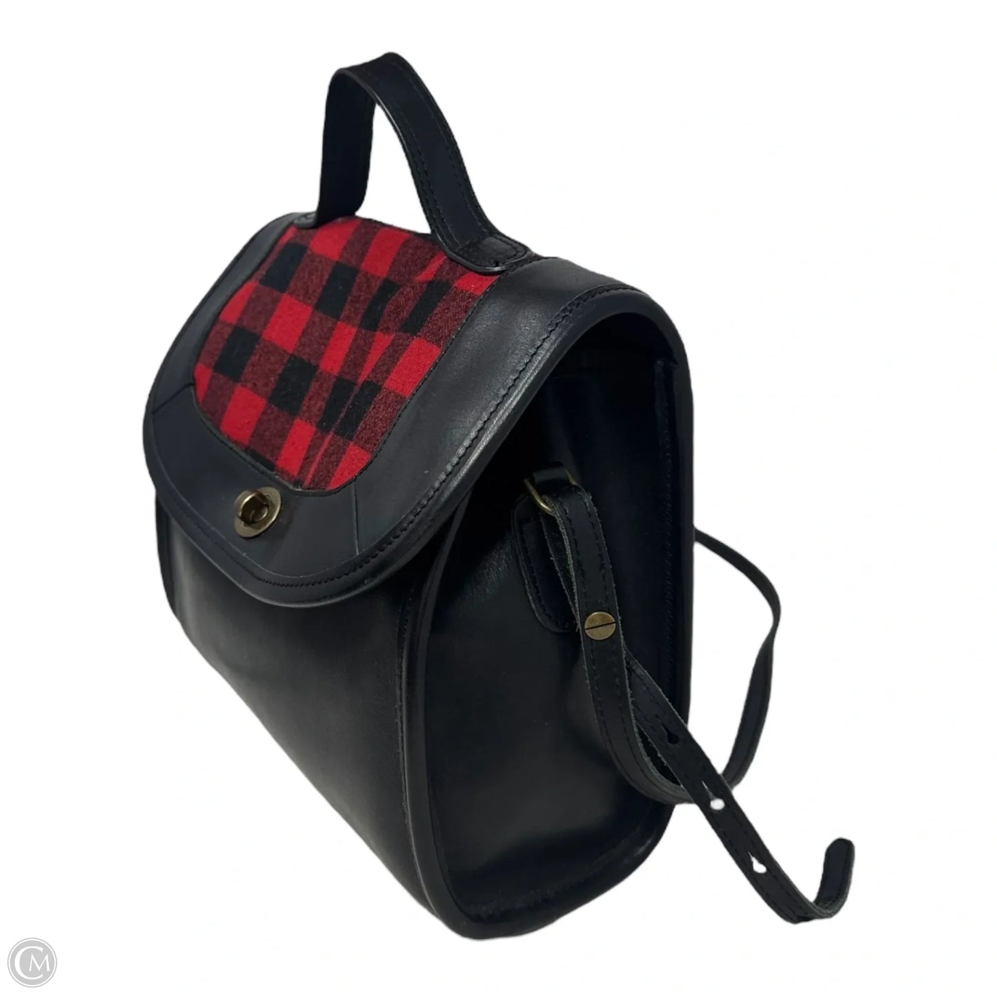 Wool & Leather Crossbody Handbag  By Pendleton, Size: Medium