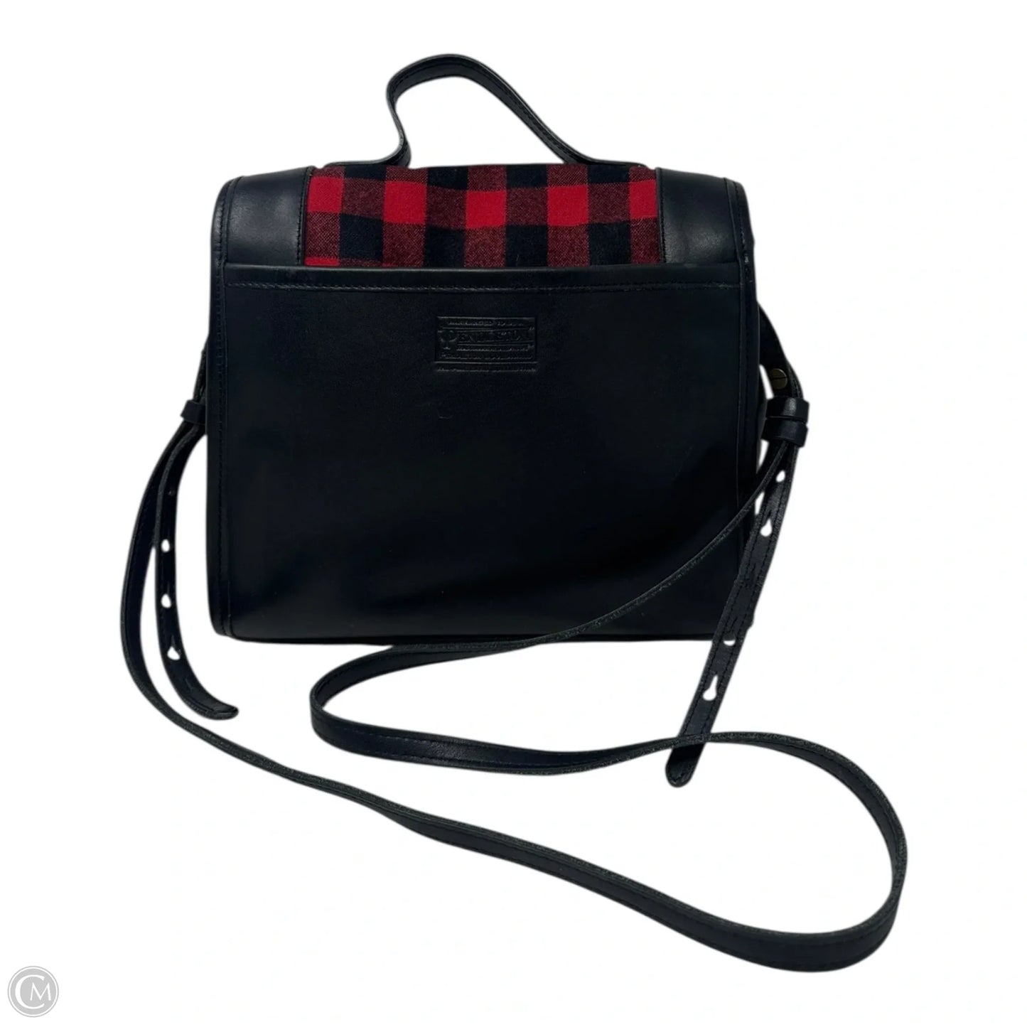 Wool & Leather Crossbody Handbag  By Pendleton, Size: Medium