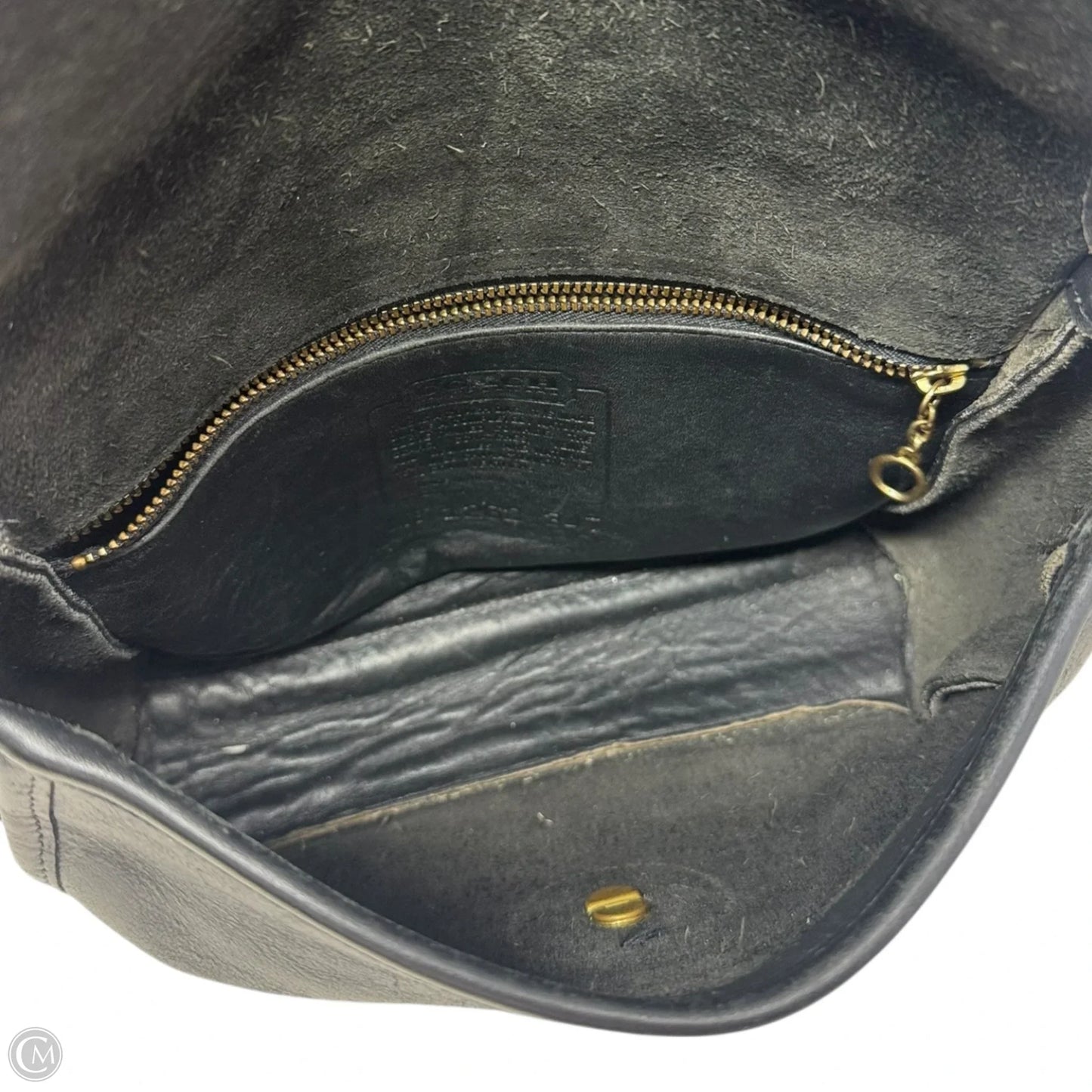 AS IS Vintage Leather Crossbody Handbag Designer By Coach, Size: Small